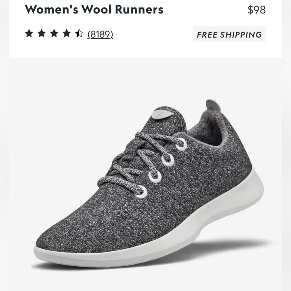 Allbirds women’s wool runners